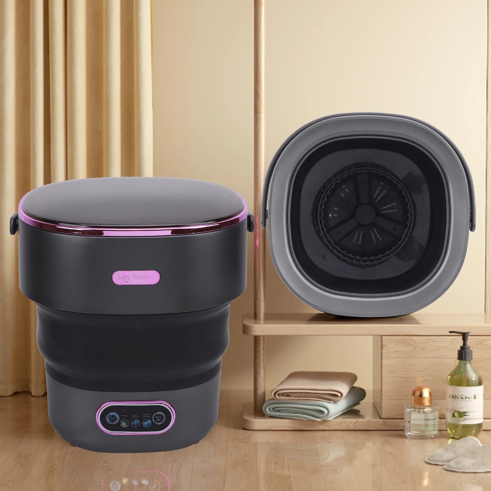 Mini Lave-Linge Pliable 13L