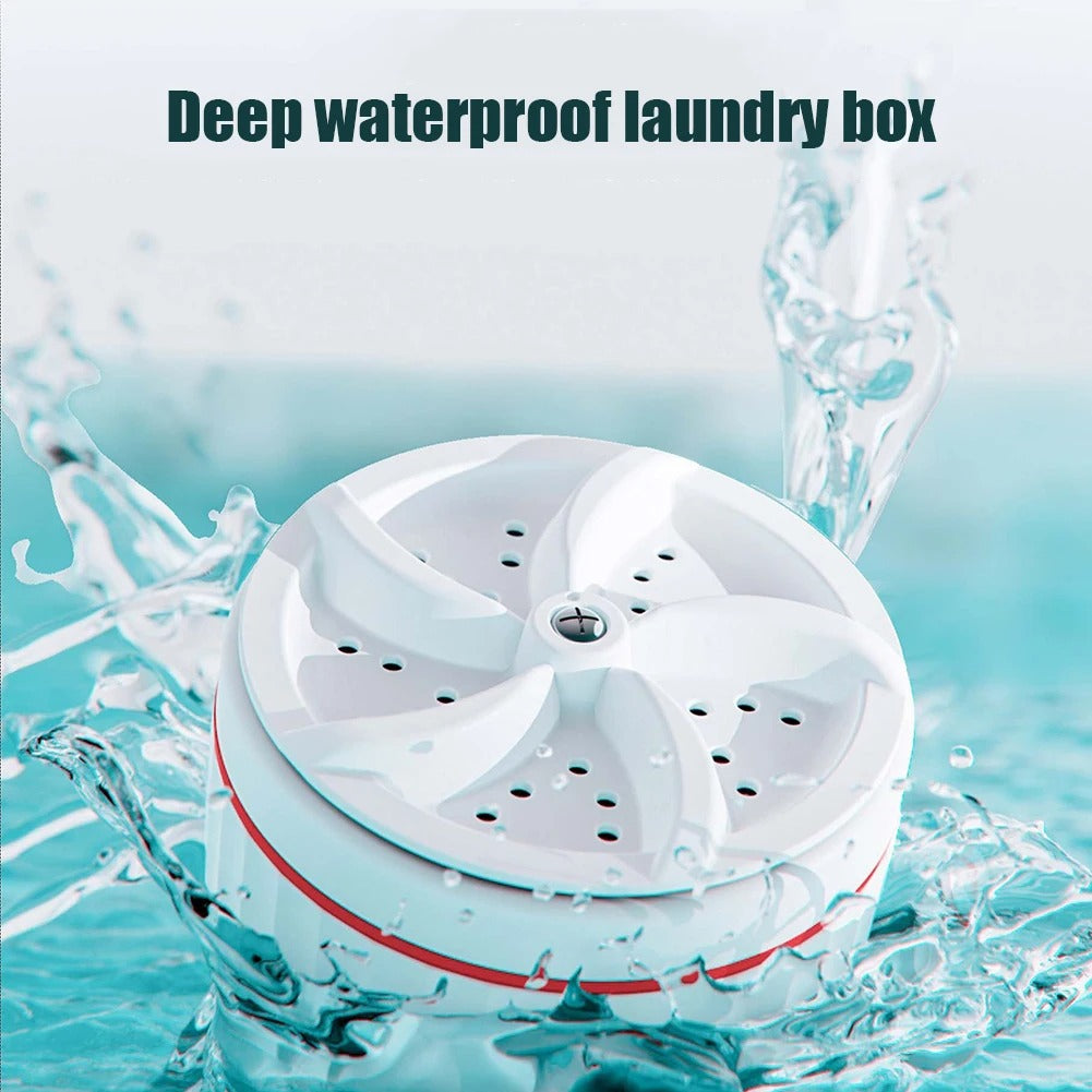 Mini Lave-Linge Turbo USB pour Voyage et Sous-vêtements